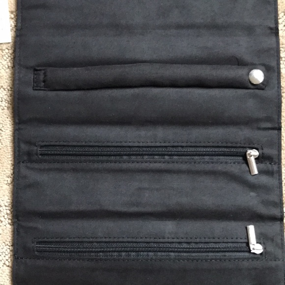 WHBM Snakeskin Travel Jewelry Roll Organizer - Picture 5 of 7